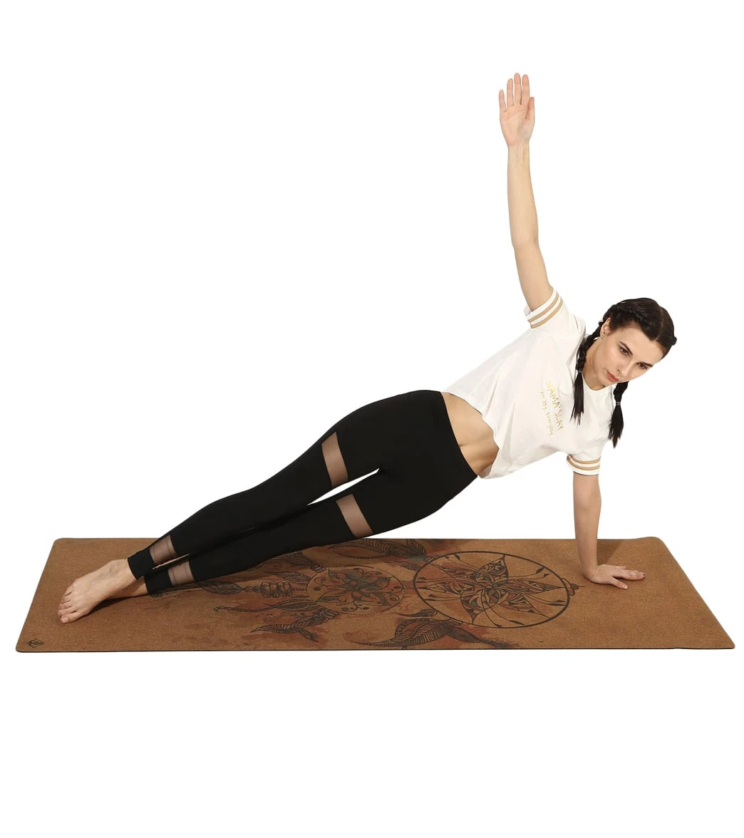 Akasa Pro Cork Yoga Mat 72" 3mm - Image 2