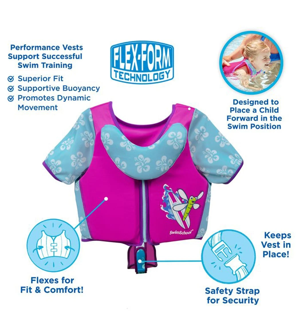 Kids' Deluxe Swim Trainer Vest With Collar - Image 4