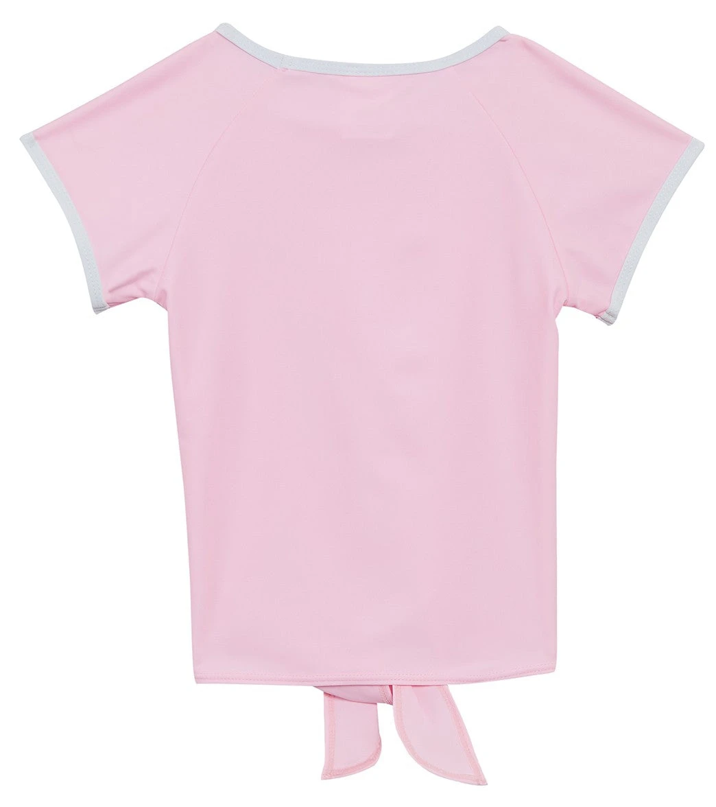 Girls' Pink Knot Front Rash Guard (Toddler, Little Kid, Big Kid) - Image 2