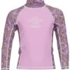 Girls' Incense Lilac Long Sleeve Rashguard (Toddler, Little Kid, Big Kid)