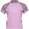 Girls' Incense Lilac Short Sleeve Rashguard (Toddler, Little Kid, Big Kid)