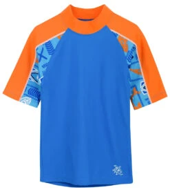 Boys' Breaker Short Sleeve Rash Guard (Toddler, Little Kid, Big Kid)