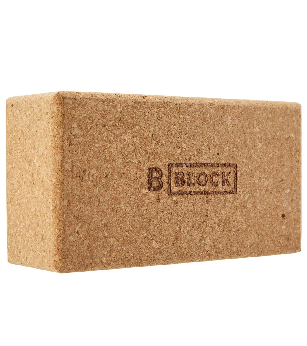 Cork Yoga Block 3 Inch