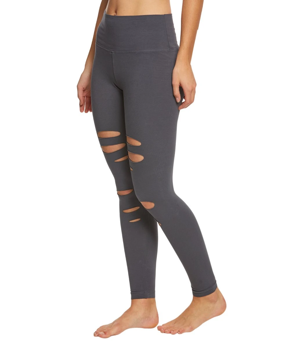 Flat Waist Laser Ankle Yoga Leggings - Image 2