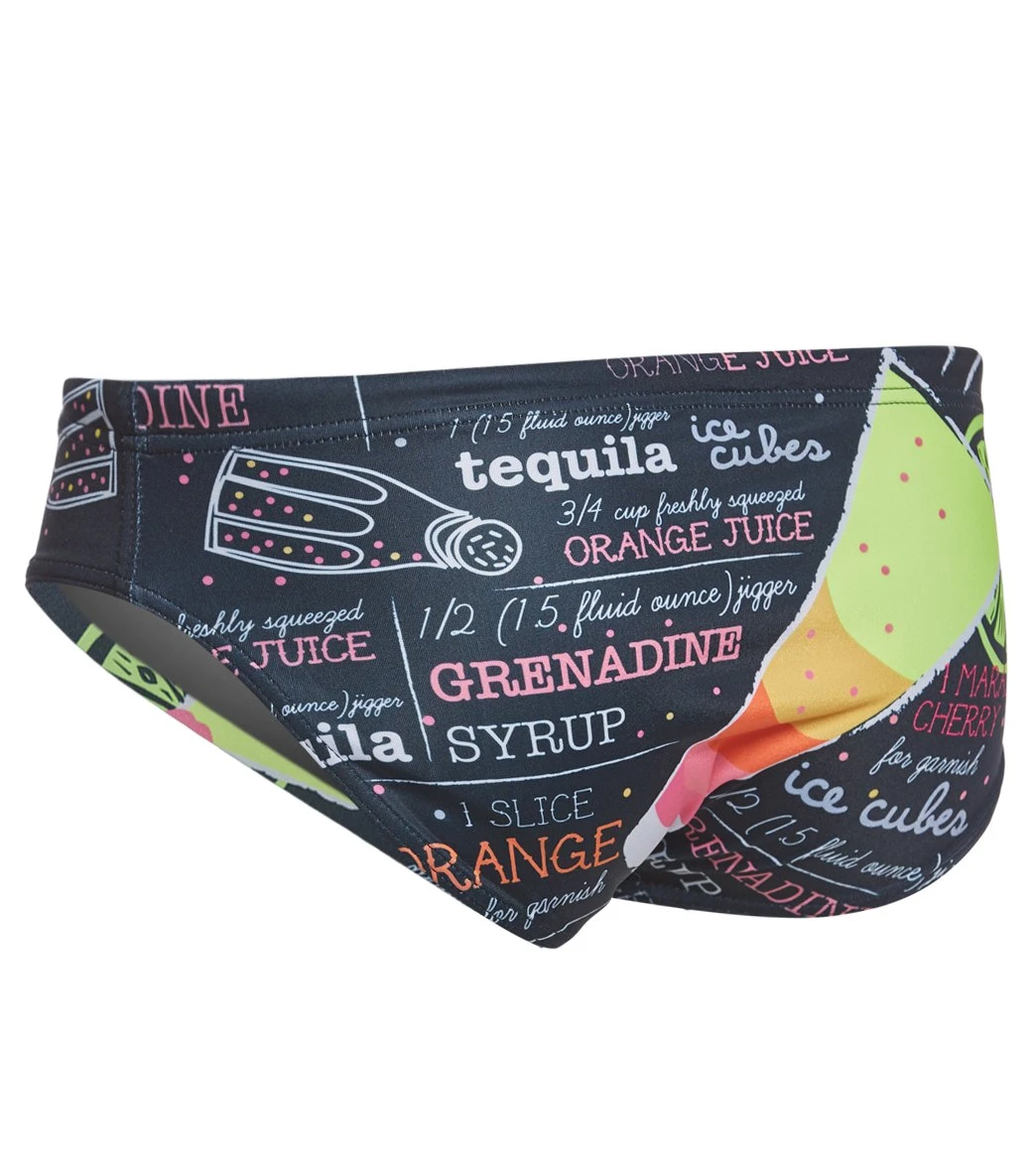 TURBO Men's Tequila Sunrise Water Polo Brief