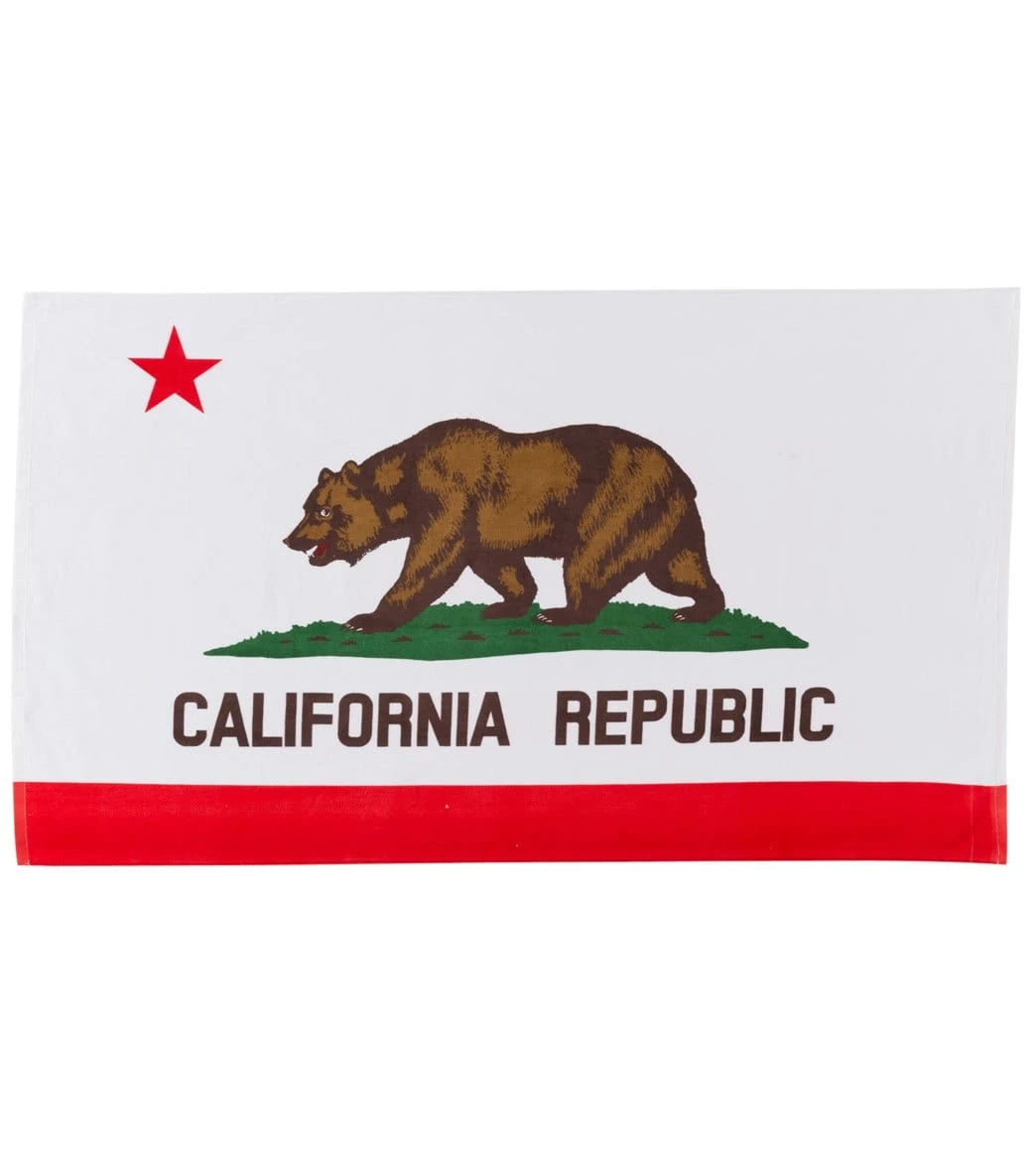 Sola 40" X 70" CA Flag Towel