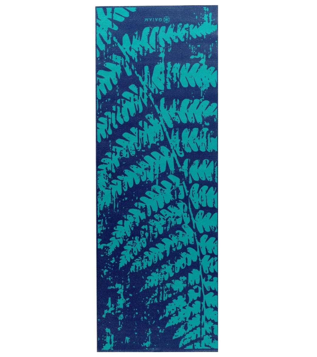 Gaiam Midnight Fern Printed Yoga Mat 68" 4mm