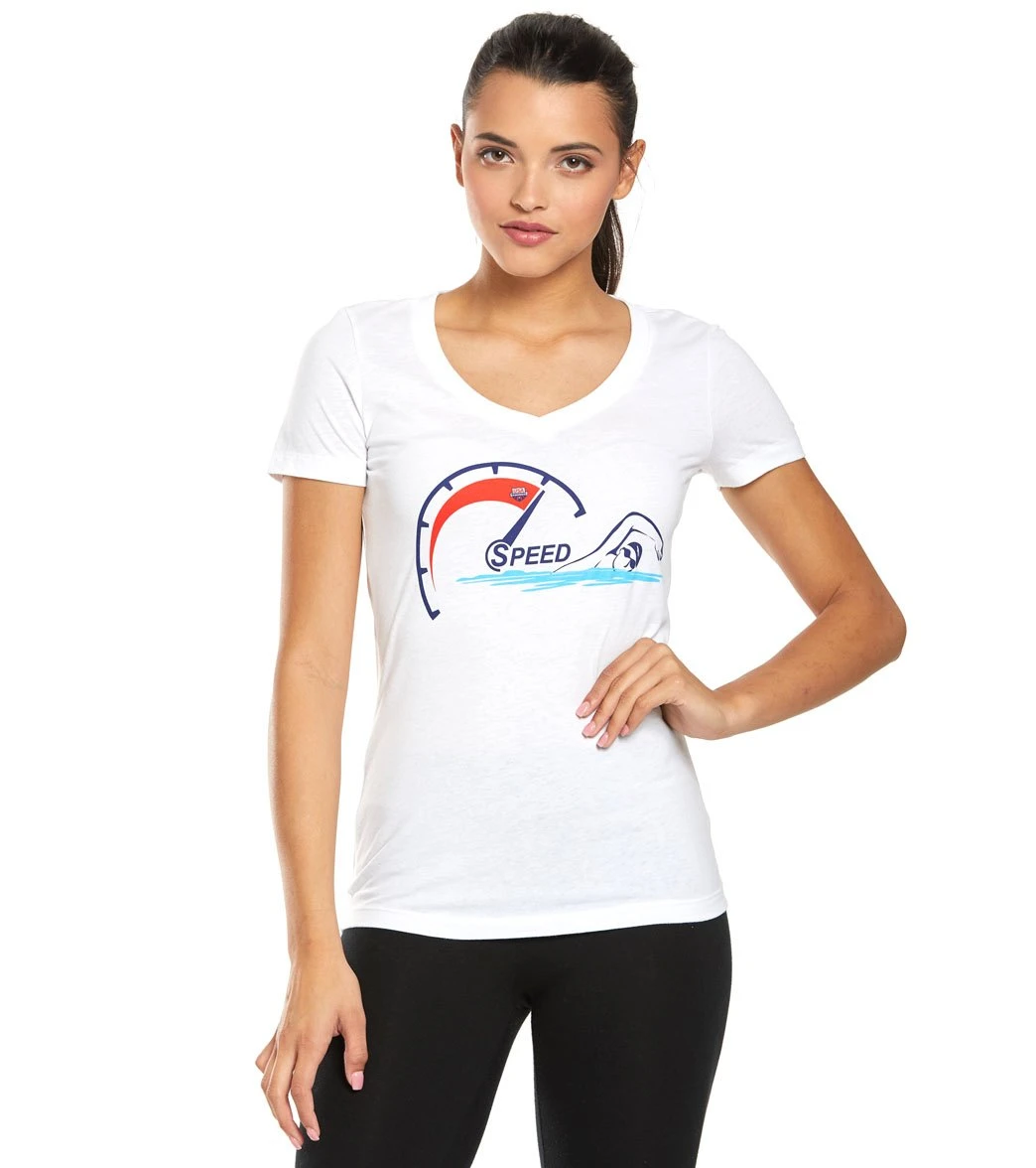 Women's Speed V Neck T-Shirt