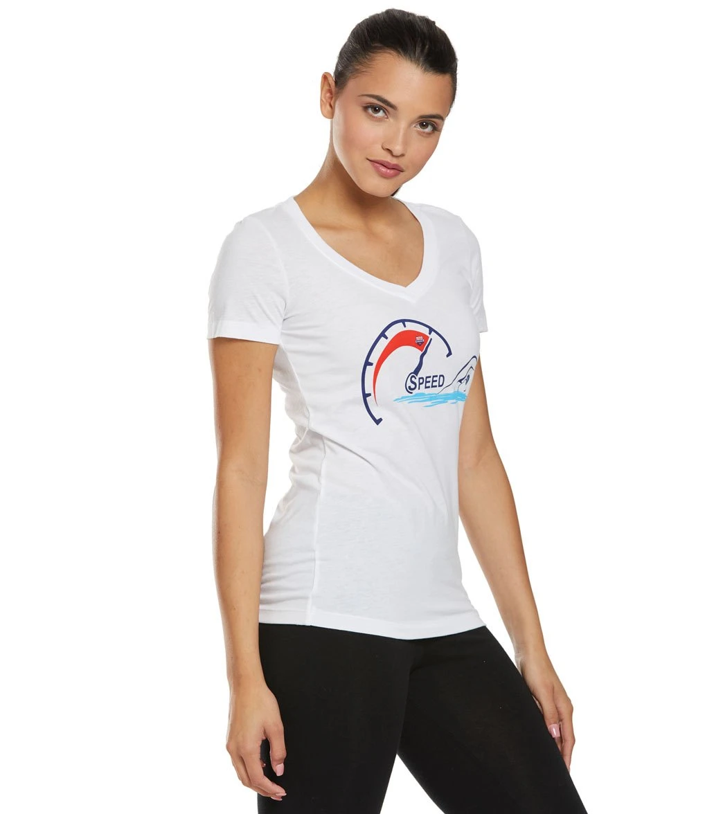 Women's Speed V Neck T-Shirt - Image 2