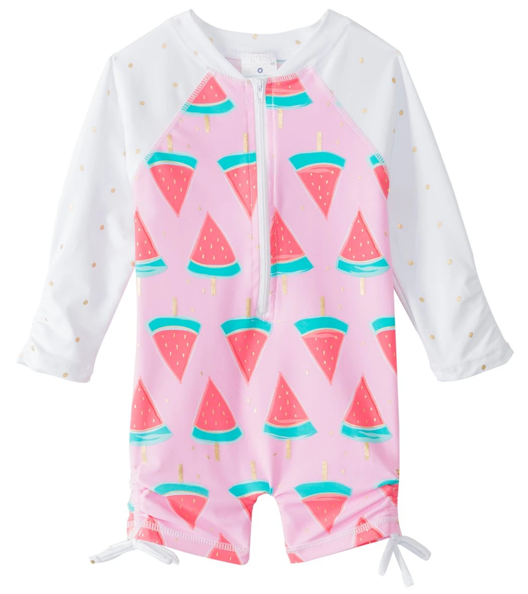 Girls' Watermelon L/S One Piece Sunsuit (0mos-2T)