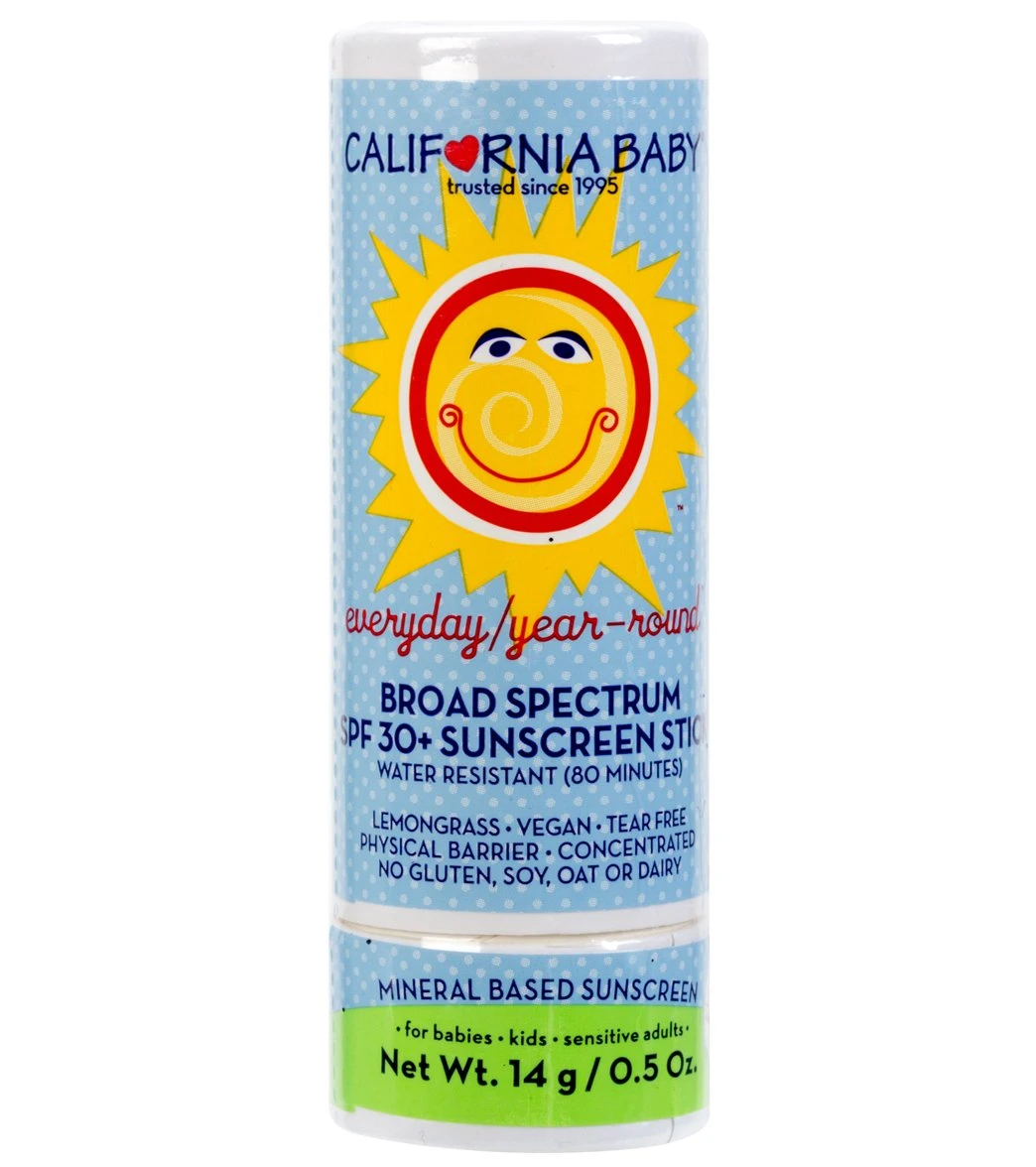 California Baby SPF 30+ Sunscreen Stick: Everyday/Year-Round