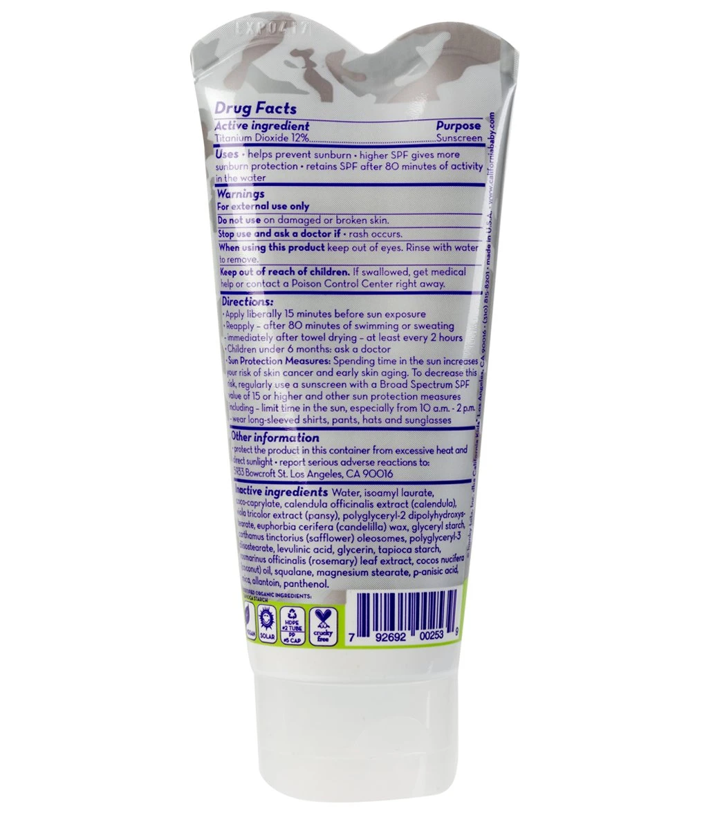 California Baby California Kids SPF 30+ No Fragrance Tinted Sunscreen - Image 2