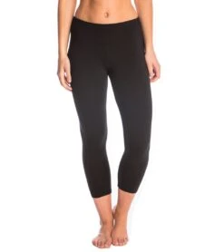 Flat Waisted Cotton Yoga Capris