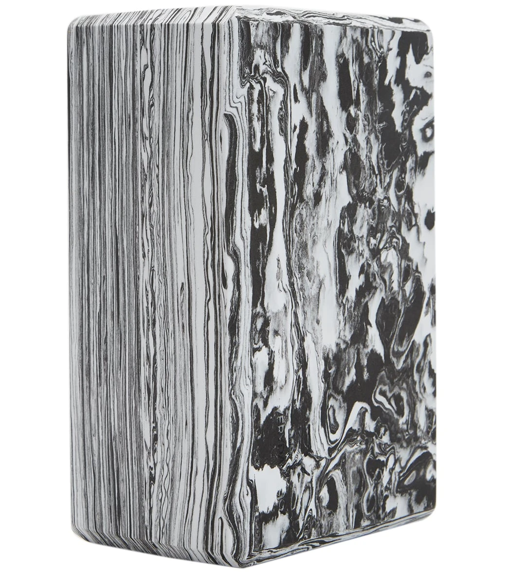 4 Inch Marbled Foam Yoga Block - Image 3