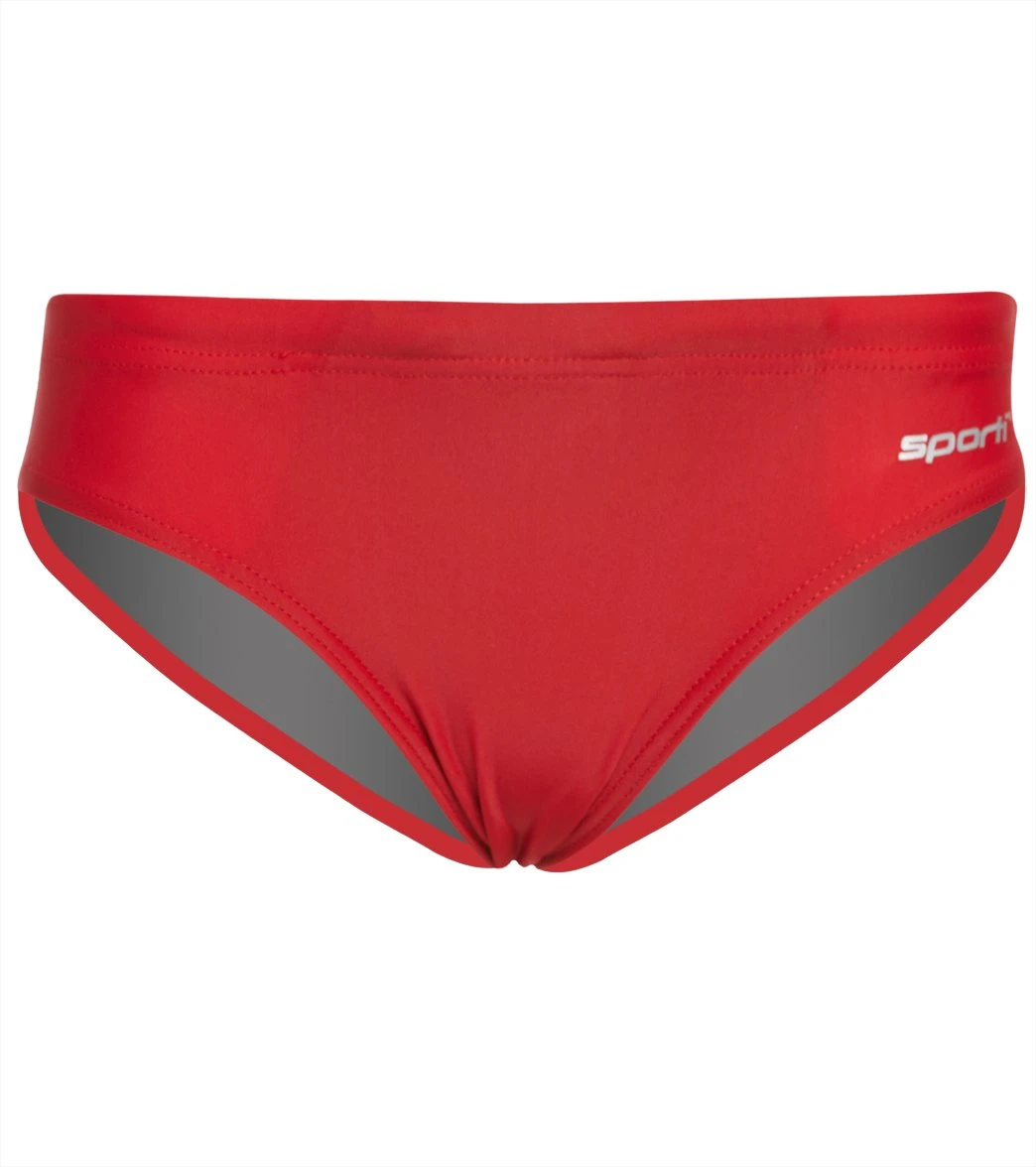Solid Swim Brief Swimsuit Youth (22-28) - Image 3