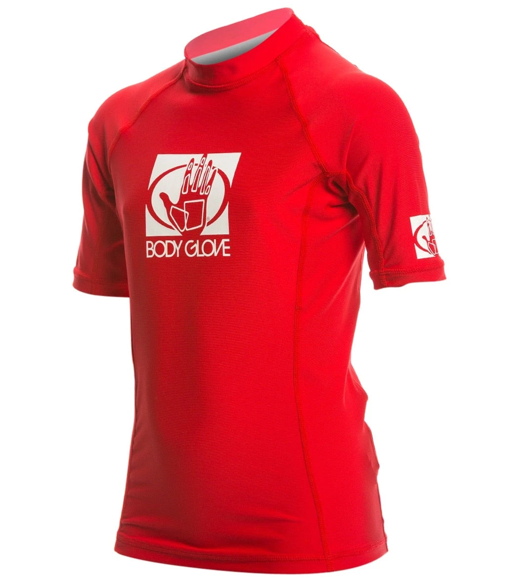 Body Glove Basic Youth Fitted Short Sleeve Rashguard - Image 2