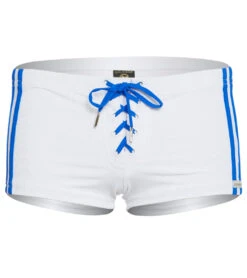 Football Lace-Up Square Cut Swim Short