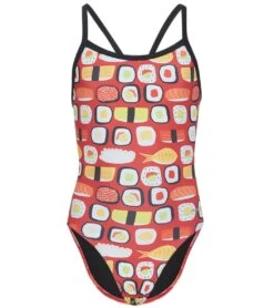 Sushi Thin Strap One Piece Swimsuit Youth (22-28)