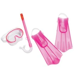 Speedo Kids Mask, Snorkel, And Fin Snorkeling Set