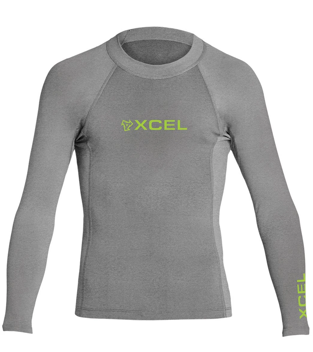 Xcel Boys' Premium Stretch Long Sleeve Rash Guard (Little Kid, Big Kid)