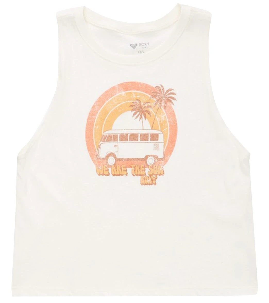 Roxy Girls' Rainbow Van Muscle T-Shirt