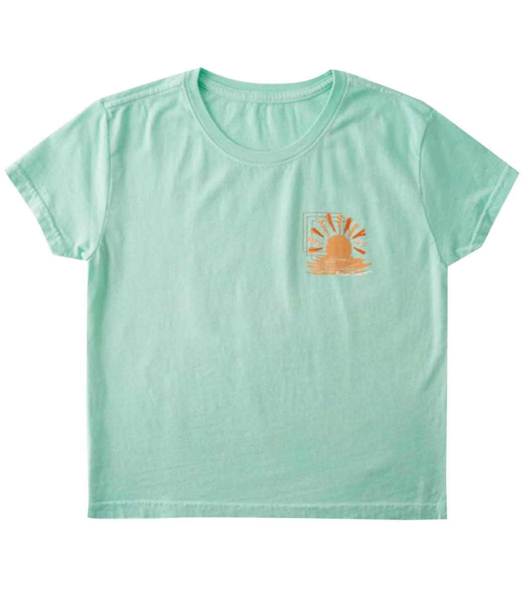 Roxy Girls' Sunset And Squares Boyfriend T-Shirt