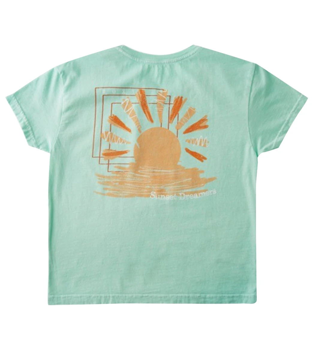 Roxy Girls' Sunset And Squares Boyfriend T-Shirt - Image 2