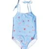 Roxy Girls' Vichy Paradise One Piece Swimsuit