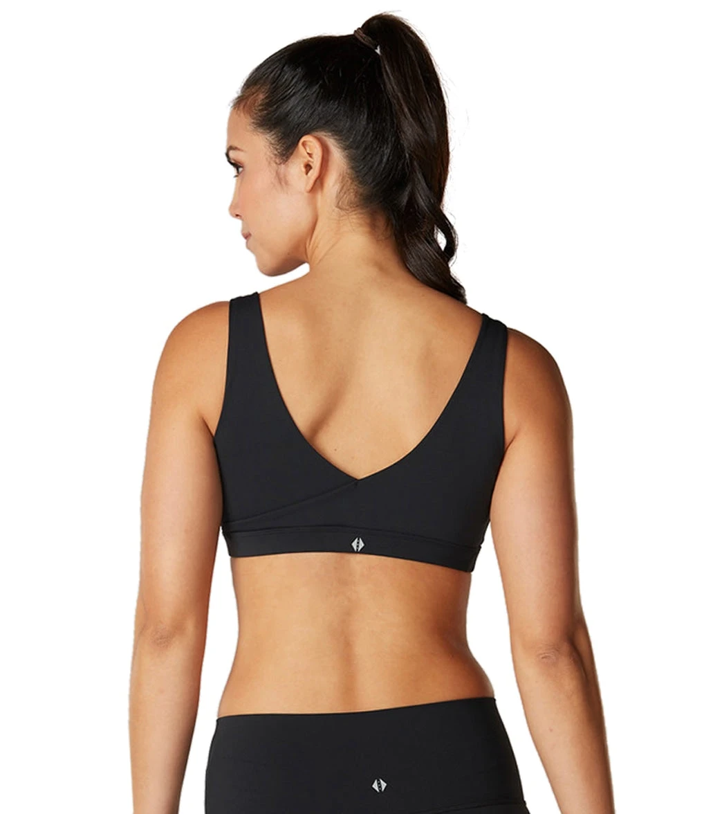 Tie Front Yoga Sports Bra - Image 2
