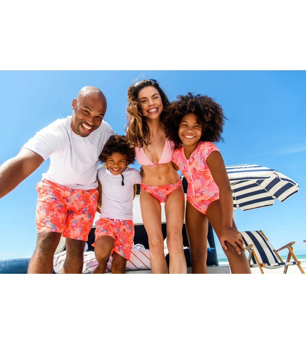 Girls' Tropical Punch Short Sleeve One Piece Surf Suit (Toddler, Little Kid, Big Kid) - Image 4