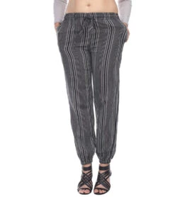 Striped Harem Jogger Lounging Pants