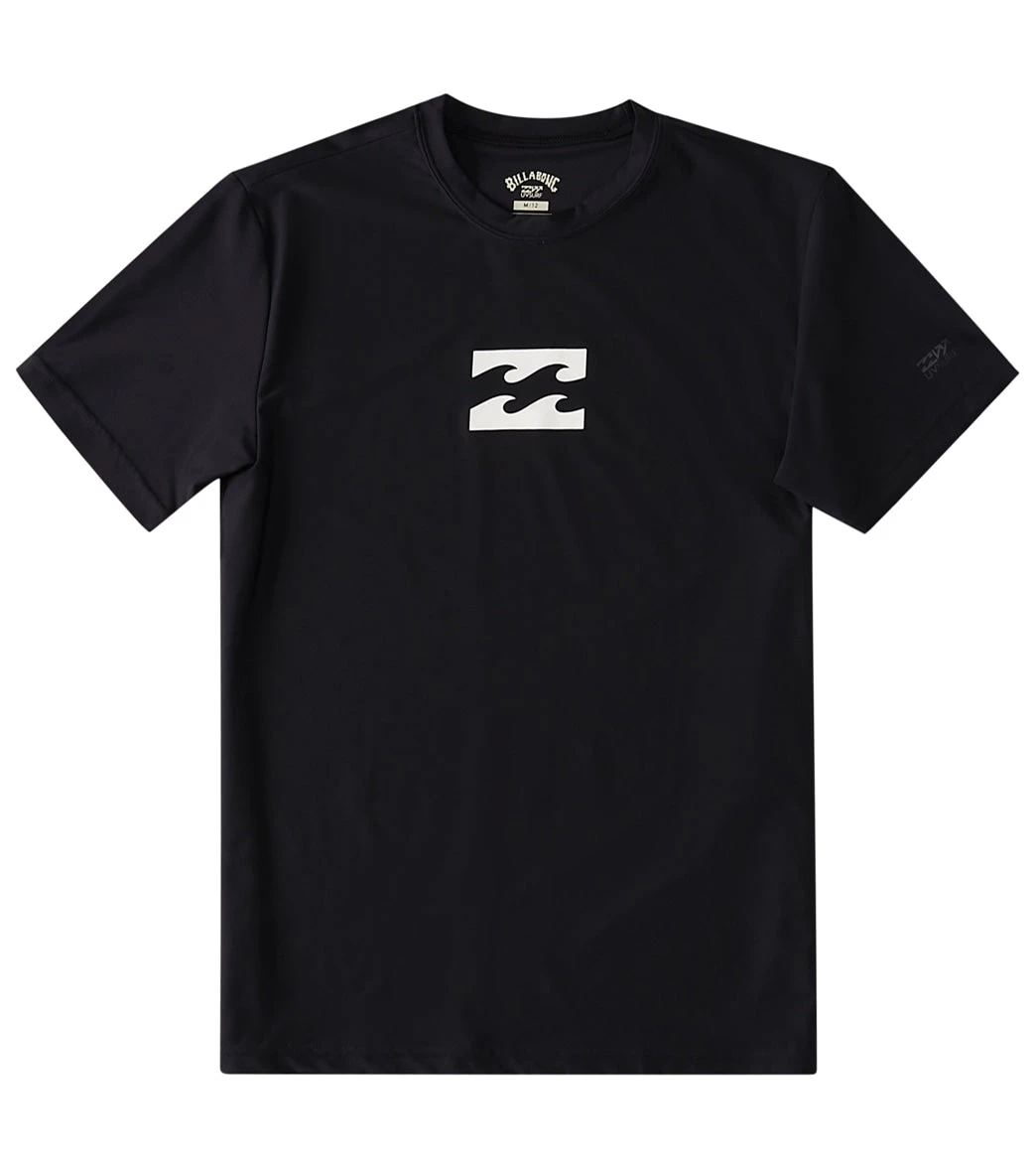 Billabong Boys' All Day Wave Loose Fit Short Sleeve Rashguard