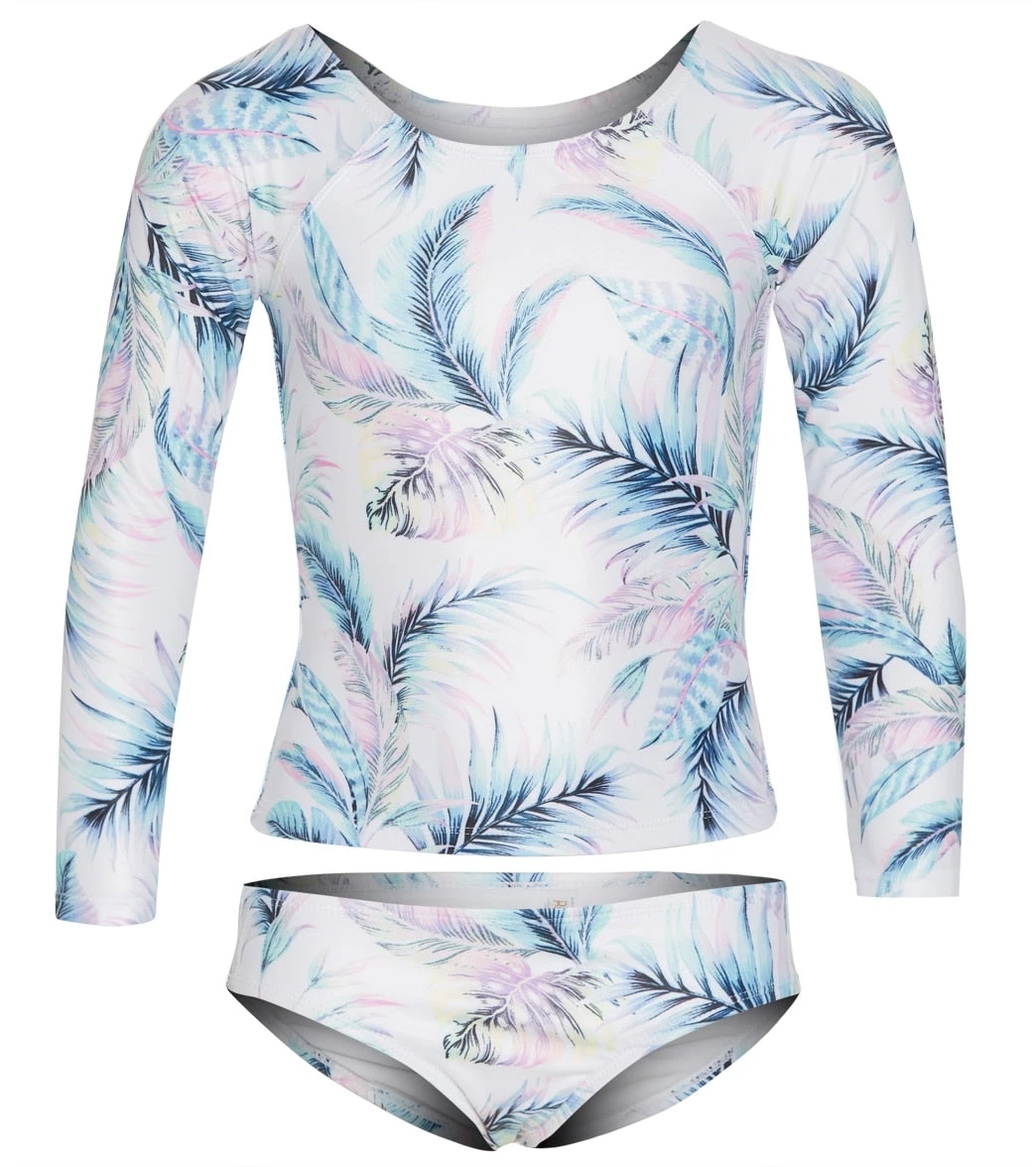 Girls' Honey Two Piece Rashguard Set (Big Kid)