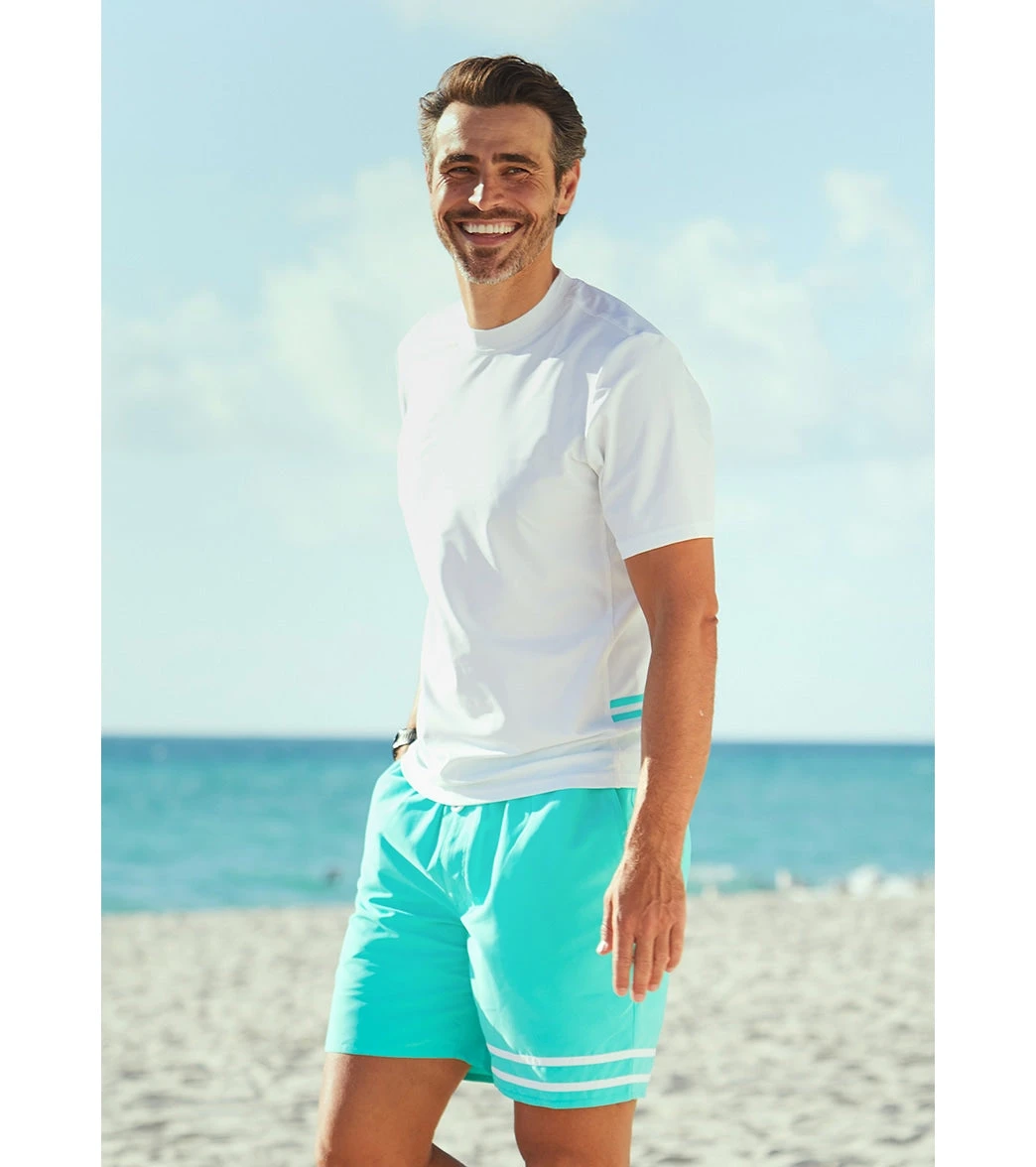 Men's Short Sleeve Rash Guard - Image 4