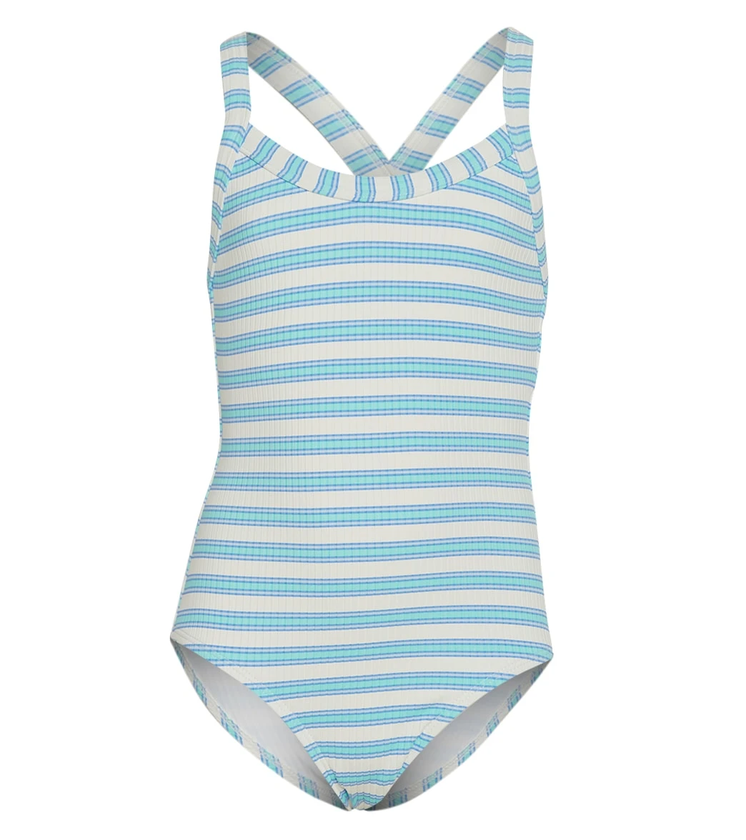 Girls' Horizon Line One Piece Swimsuit (Big Kid)