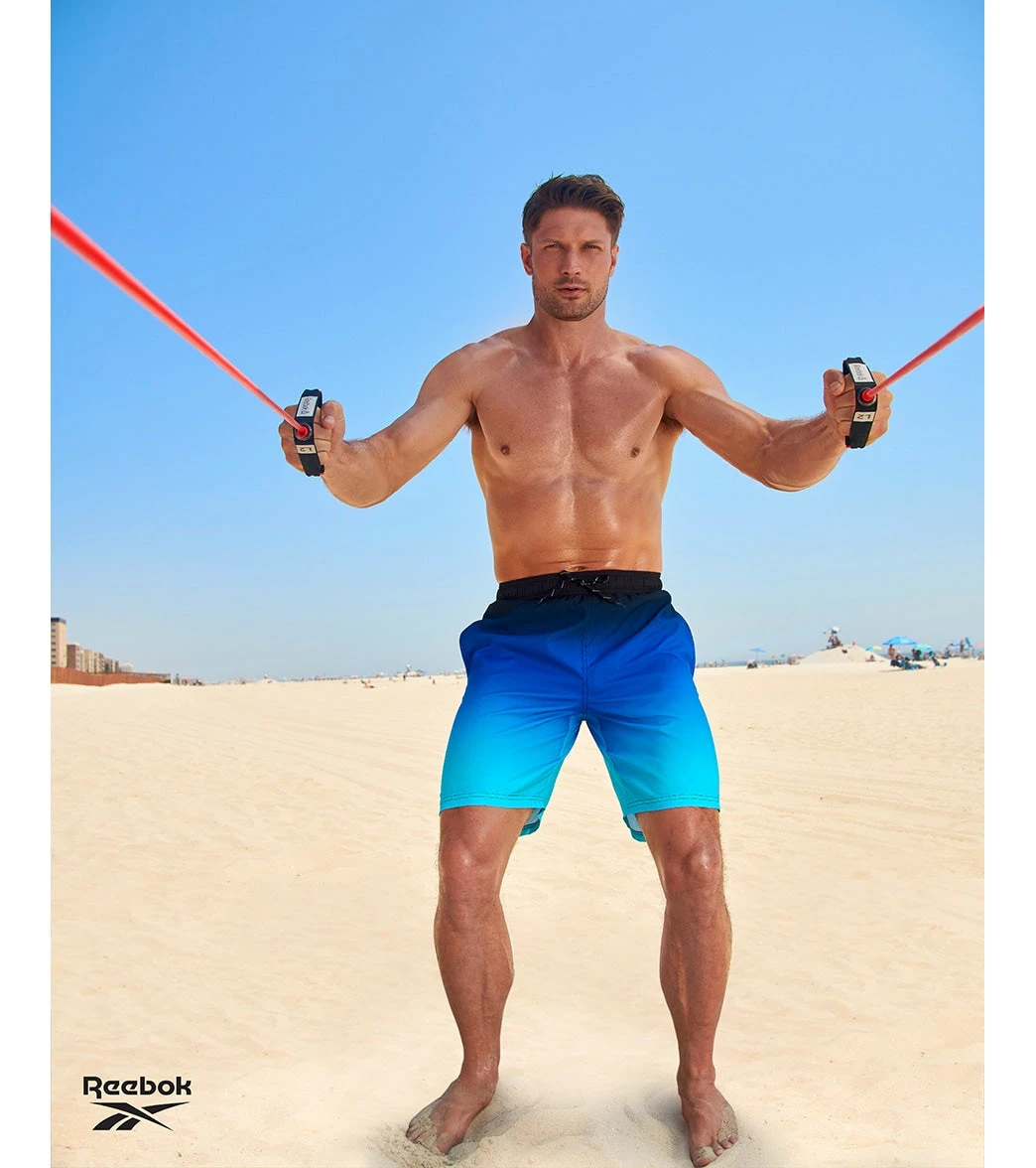 Reebok Men's Ombre Nation 9" Swim Trunks - Image 6