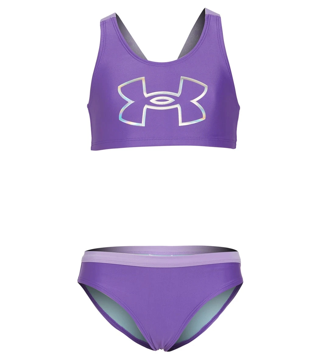 Under Armour Girls' Racer Bikini (Little Kid, Big Kid)