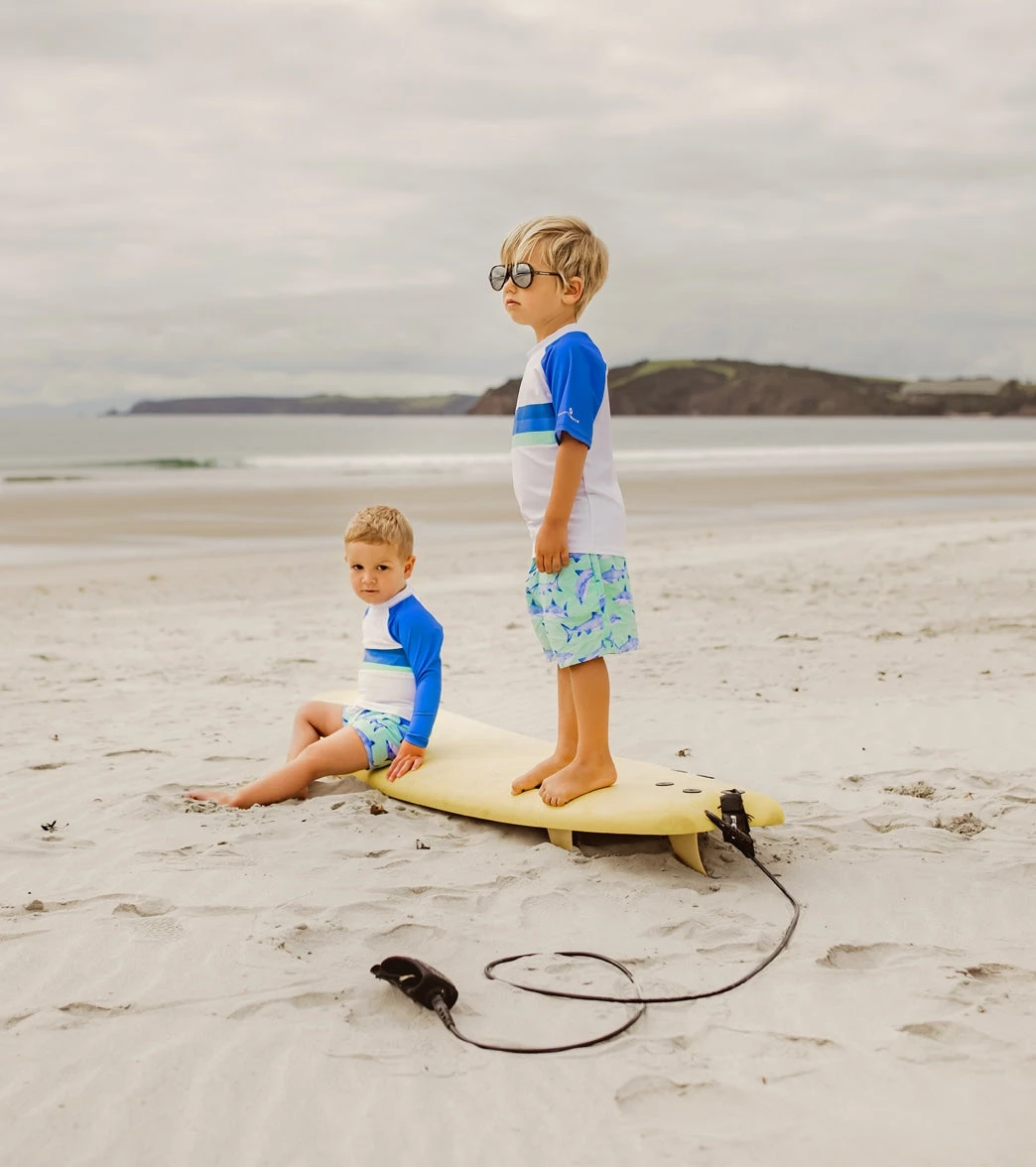 Boys' Minty Shark LS Baby Set (Baby, Toddler, Little Kid) - Image 4