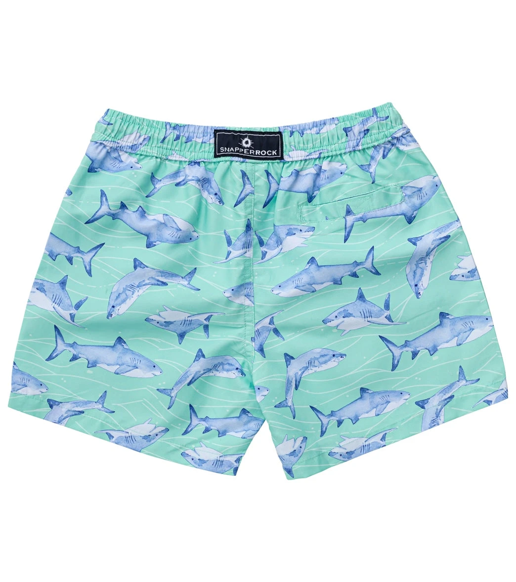 Boys' Minty Shark Volley Board Short (Toddler, Little Kid, Big Kid) - Image 2