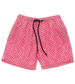 Boys' Nautical Knots Red Volley Board Short (Toddler, Little Kid, Big Kid)