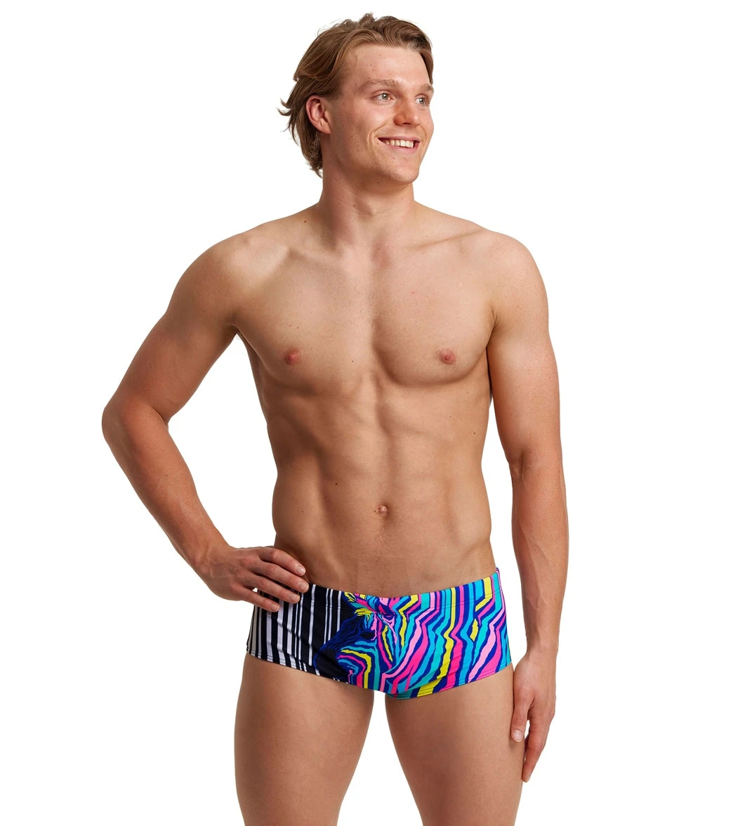 Funky Trunks Men's Zorse Code Sidewinder Trunk Square Leg Swimsuit - Image 3