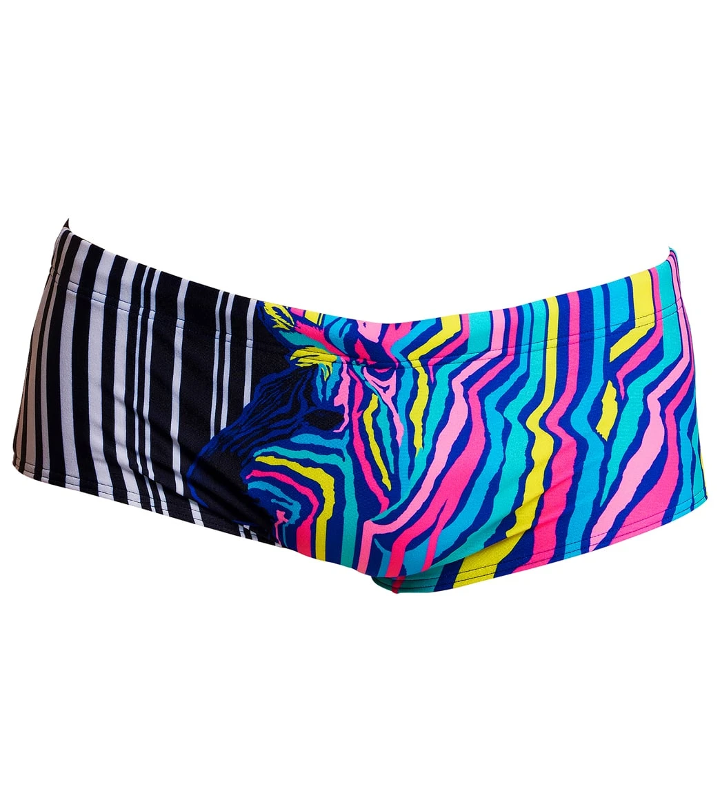 Funky Trunks Men's Zorse Code Sidewinder Trunk Square Leg Swimsuit - Image 4