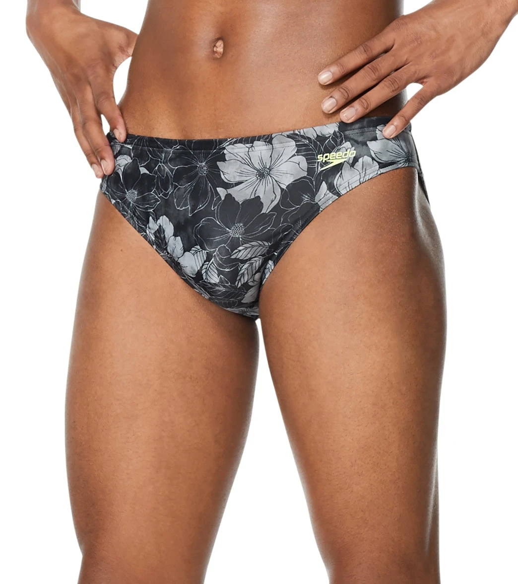 Speedo Men's Printed Brief Swimsuit