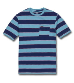 Volcom Boys' Maxer Stripe Crew Short Sleeve Tee