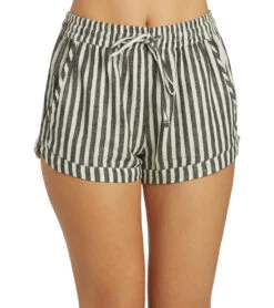 HURLEY Women's Herringbone Dolphin Hem Shorts
