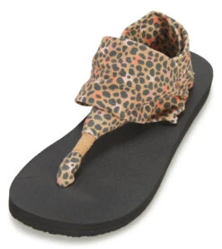 Sanuk Women's Sling St Cheetah Sandal
