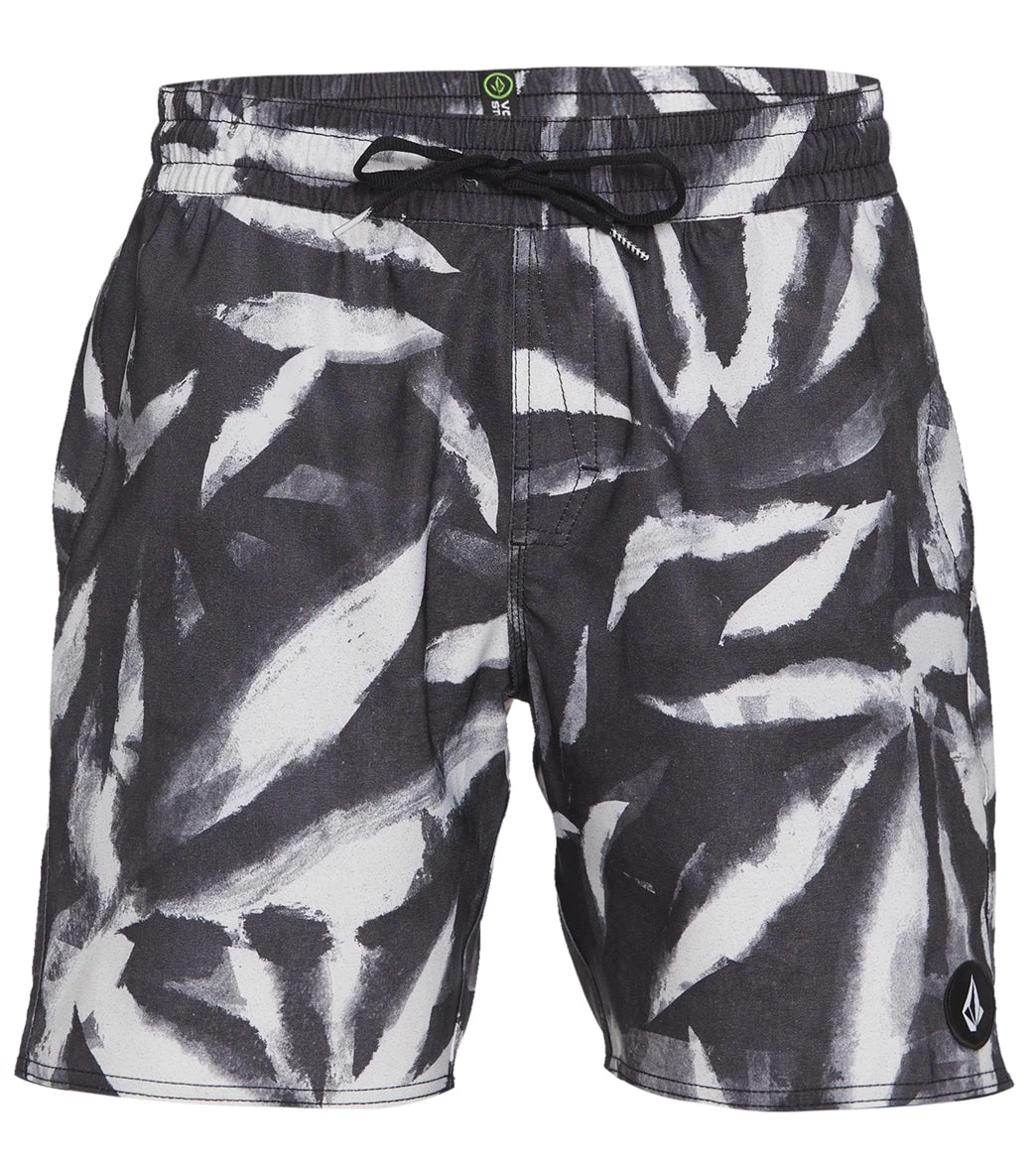 Volcom Men's 17" Echo Leaf Stoney Swim Trunks