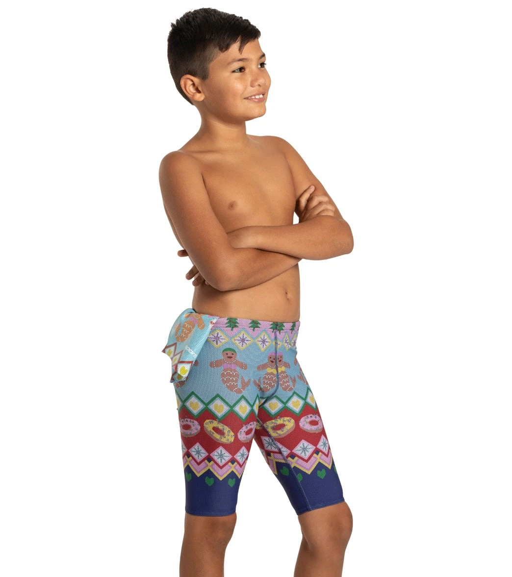 Granny Sweater Gingerbread Mermaid Jammer Swimsuit Youth (22-28) - Image 2