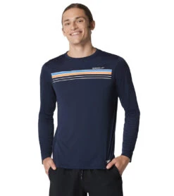Speedo Men's Graphic Long Sleeve Swim Shirt