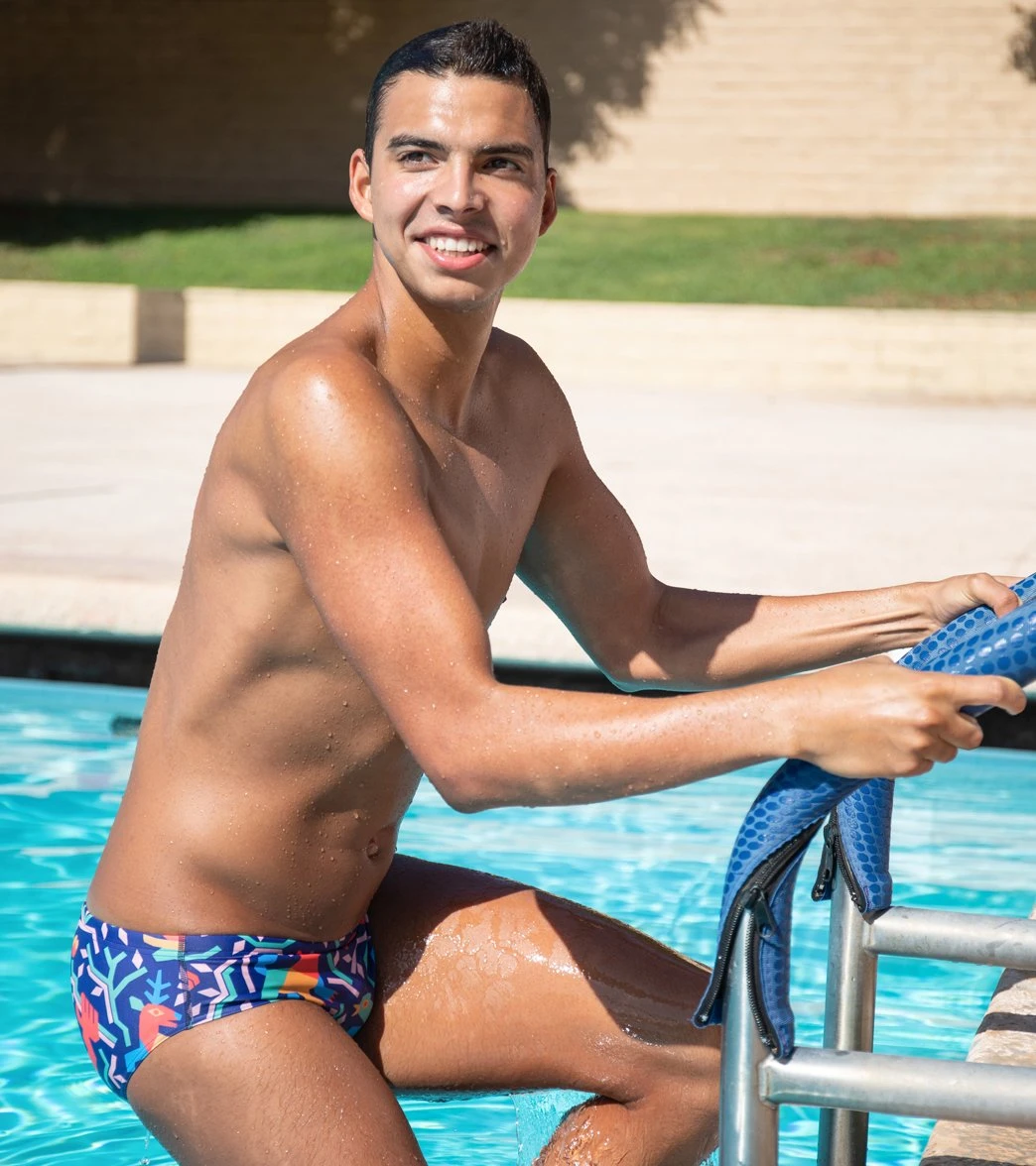 Sporti X Damian Orellana Limited Edition Laguna Brief Swimsuit - Image 3